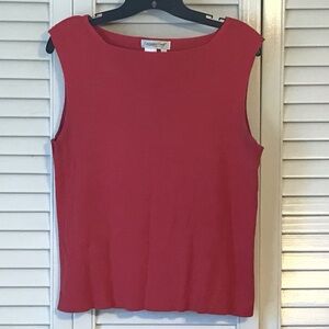 Coldwater Creek Burnt Orange Sleeveless Top